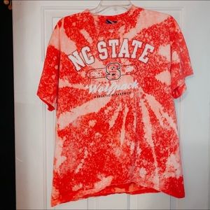✰NC STATE BLEACH DYED T-SHIRT✰